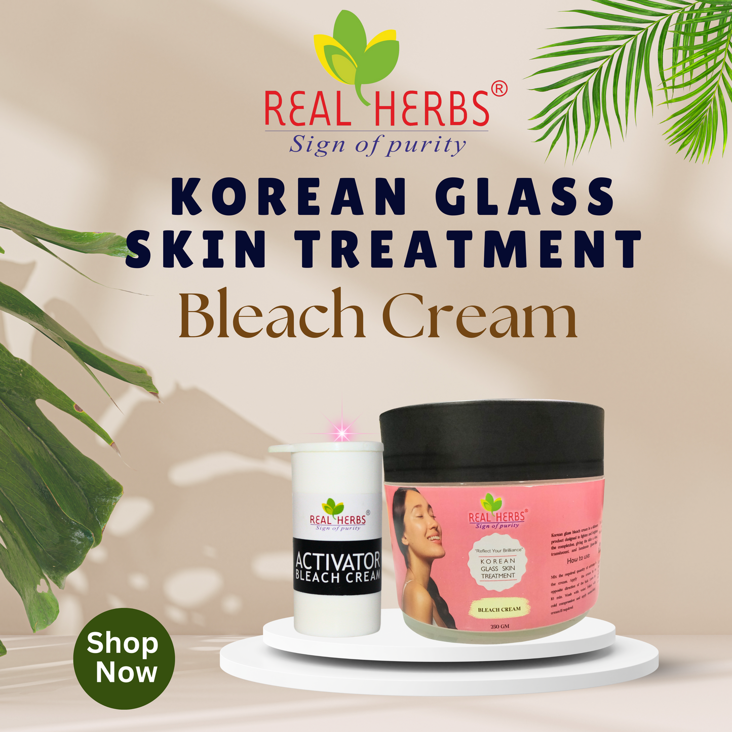 Korean Glass Bleach Cream